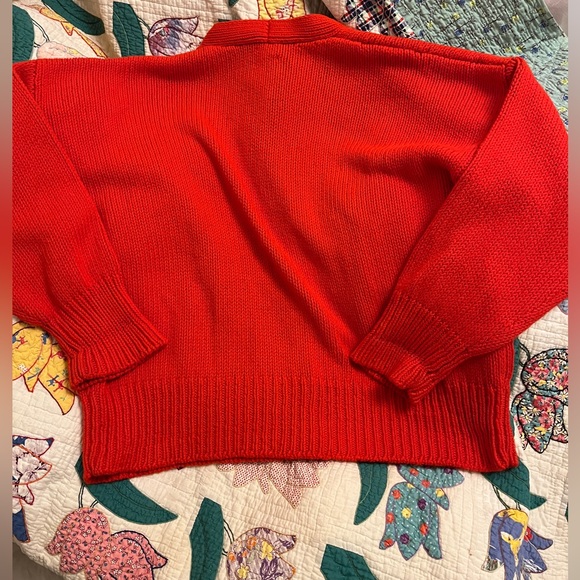 Babaa cardigan in summer flame No.16 - Picture 8 of 9